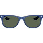 9052S Junior New Wayfarer, Rubber Blue/Dark Green Lenses