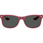 9052S Junior New Wayfarer, Rubber Bordeaux/Dark Grey Lenses