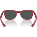 9052S Junior New Wayfarer, Rubber Bordeaux/Dark Grey Lenses