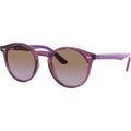 9064S, Transparent Fuxia/Violet Brown Gradient Lenses