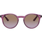 9064S, Transparent Fuxia/Violet Brown Gradient Lenses