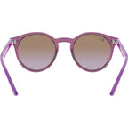 9064S, Transparent Fuxia/Violet Brown Gradient Lenses