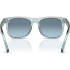 9069S, Transparent Blue/Rose Blue Gradient Mirror Lenses