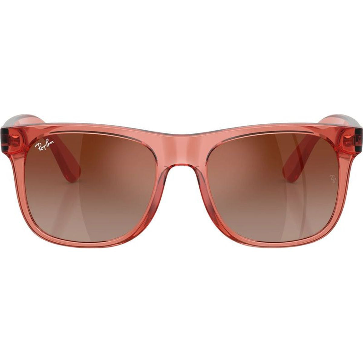 9069S, Transparent Red/Red Brown Gradient Mirror Lenses