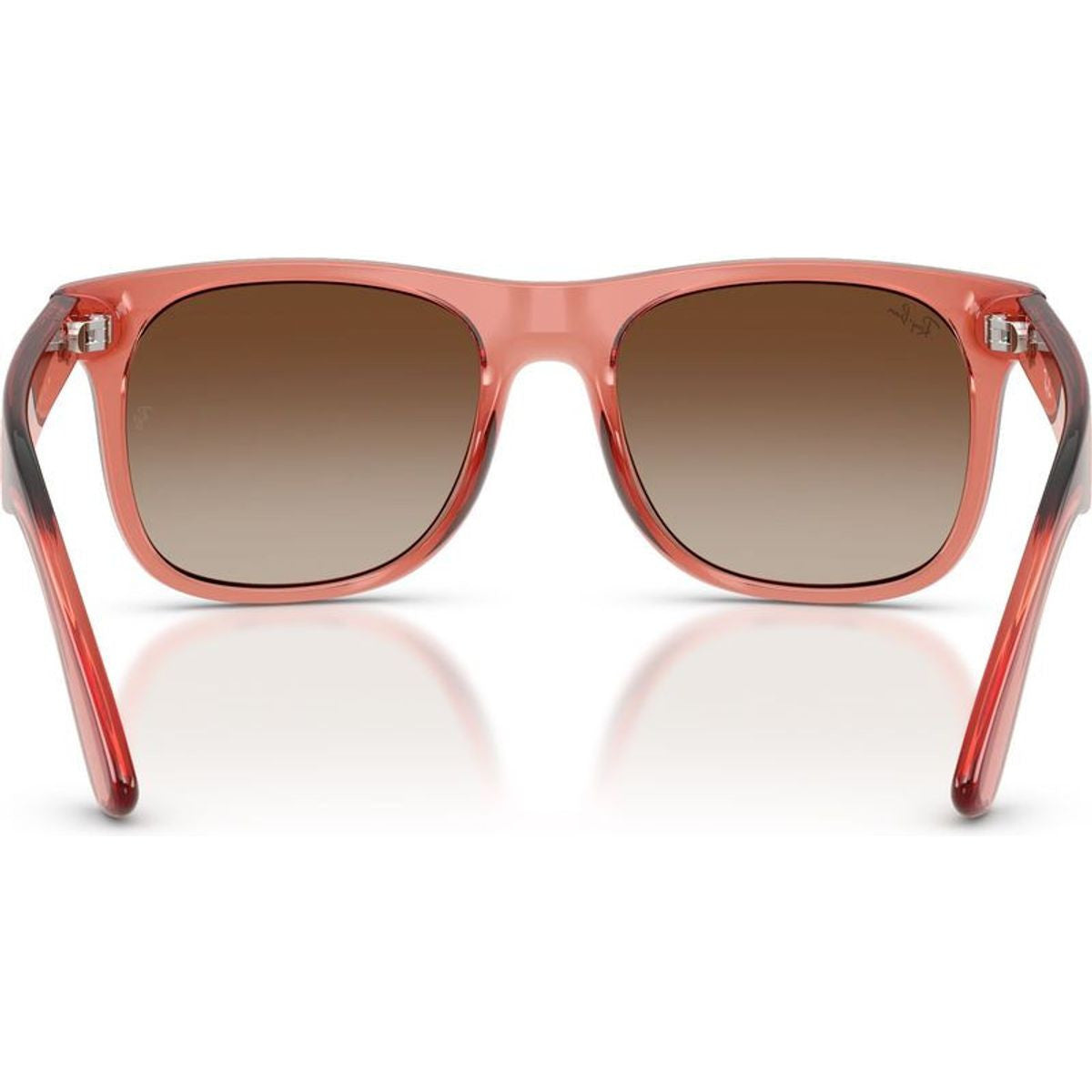 9069S, Transparent Red/Red Brown Gradient Mirror Lenses