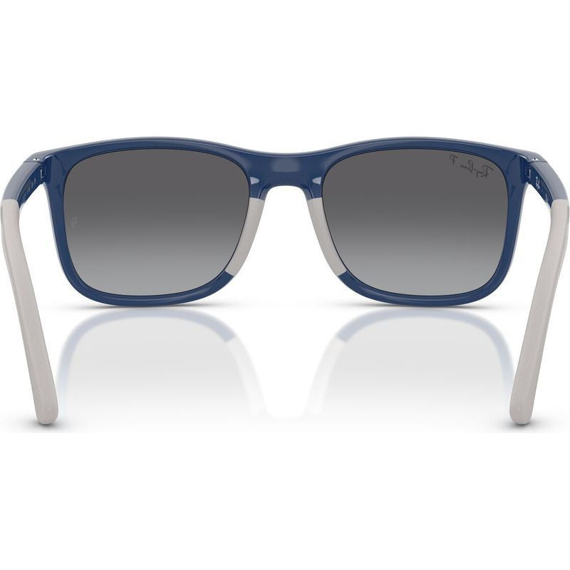 RJ9084S, Blue on Rubber Grey/Light Grey Gradient Polarised Lenses