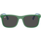 RJ9084S, Green on Rubber Light Blue/Dark Grey Lenses