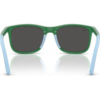 RJ9084S, Green on Rubber Light Blue/Dark Grey Lenses