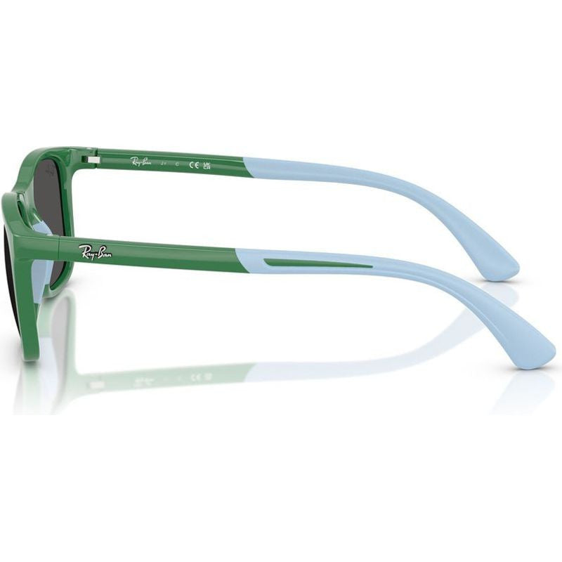 RJ9084S, Green on Rubber Light Blue/Dark Grey Lenses
