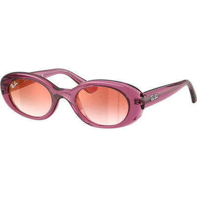 RJ9141S, Transparent Violet/Red Clear Gradient Mirror Lenses