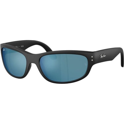 RJ9189S, Matte Black/Dark Blue Mirror Lenses