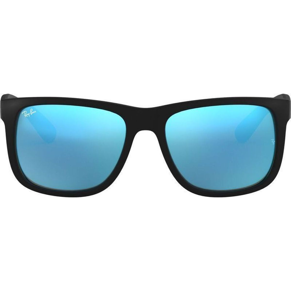 Justin Classic RB4165, Black Rubber/Blue Mirror Lenses 55 Eye Size