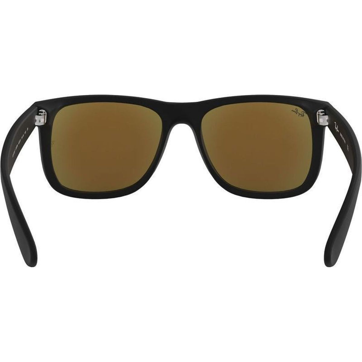Justin Classic RB4165, Black Rubber/Blue Mirror Lenses 55 Eye Size