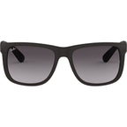 Justin Classic RB4165, Black Rubber/Grey Gradient Lenses 55 Eye Size