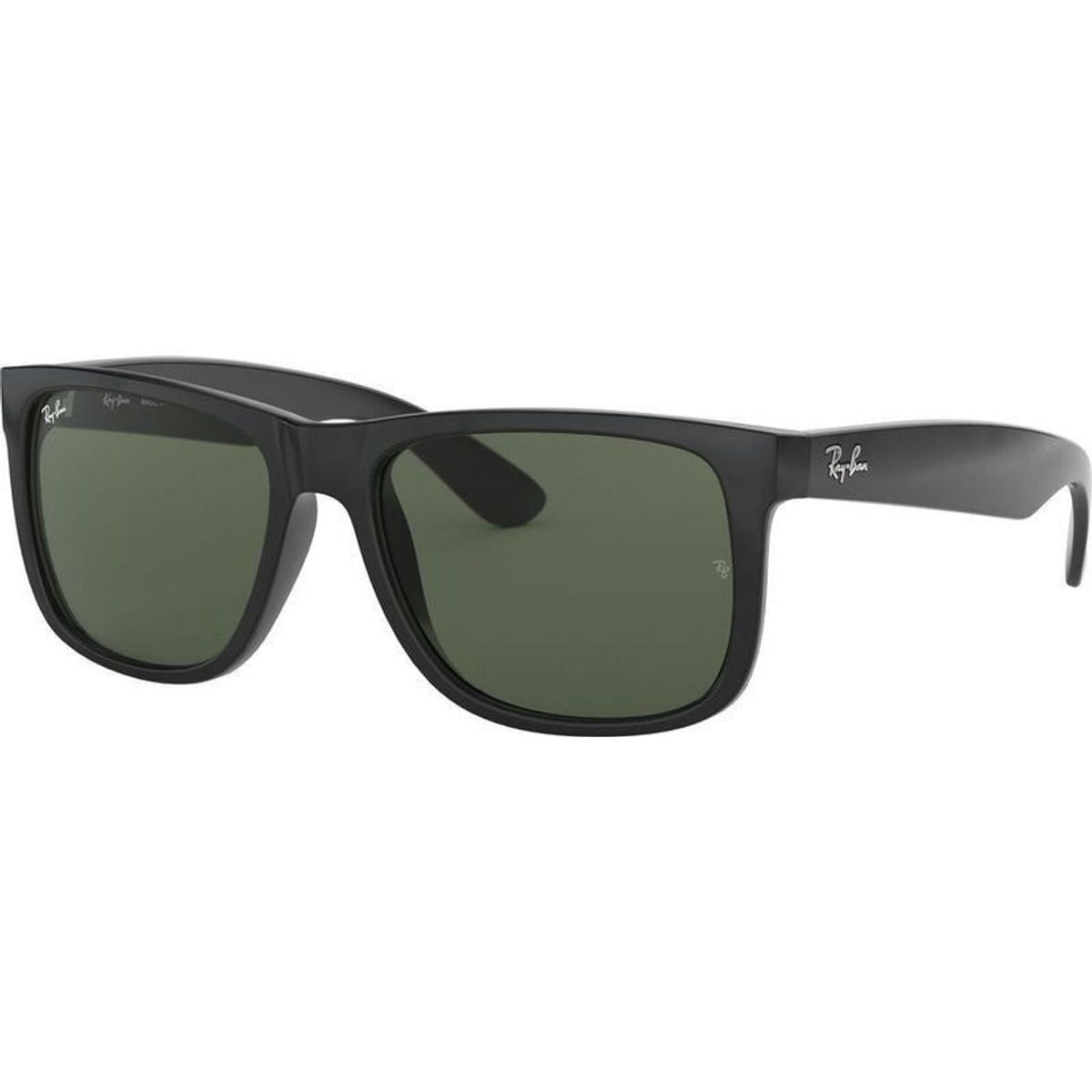 Justin Classic RB4165, Black/Green Lenses 55 Eye Size