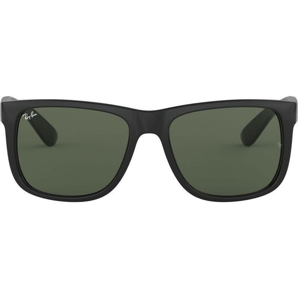 Justin Classic RB4165, Black/Green Lenses 55 Eye Size
