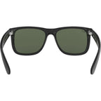 Justin Classic RB4165, Black/Green Lenses 55 Eye Size