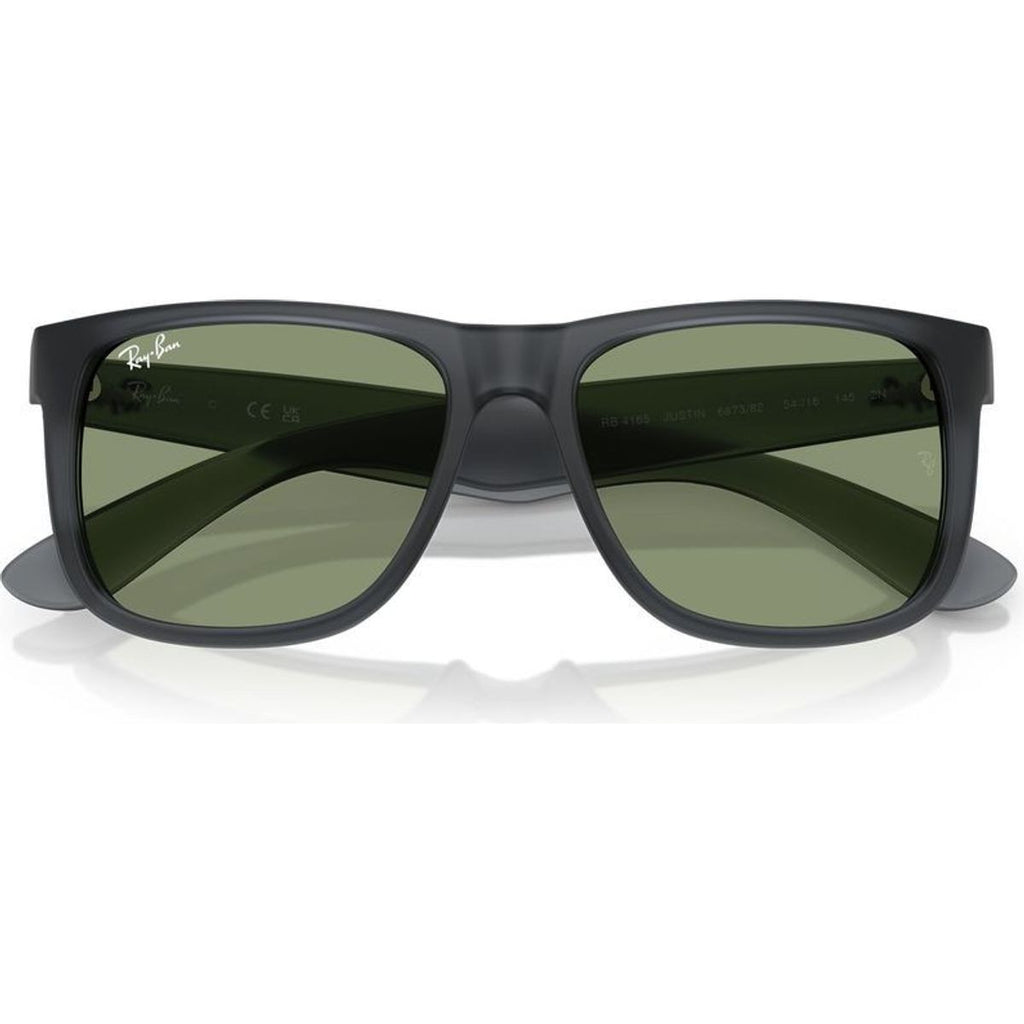 Justin Classic RB4165, Opal Grey/Green Lenses 55 Eye Size