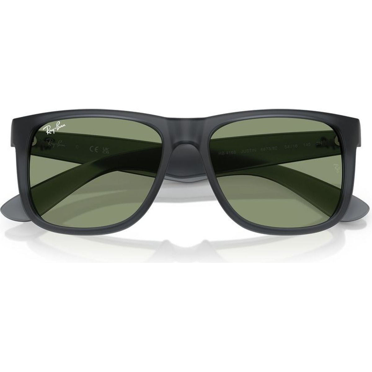 Justin Classic RB4165, Opal Grey/Green Lenses 55 Eye Size