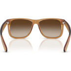 Justin Classic RB4165, Rubber Beige/Brown Gradient Lenses 55 Eye Size