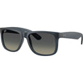 Justin Classic RB4165, Rubber Blue/Grey Gradient Lenses 55 Eye Size