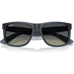 Justin Classic RB4165, Rubber Blue/Grey Gradient Lenses 55 Eye Size