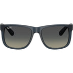 Justin Classic RB4165, Rubber Blue/Grey Gradient Lenses 55 Eye Size