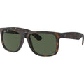 Justin Classic RB4165, Rubber Havana/Dark Green Polarised Lenses 55 Eye Size