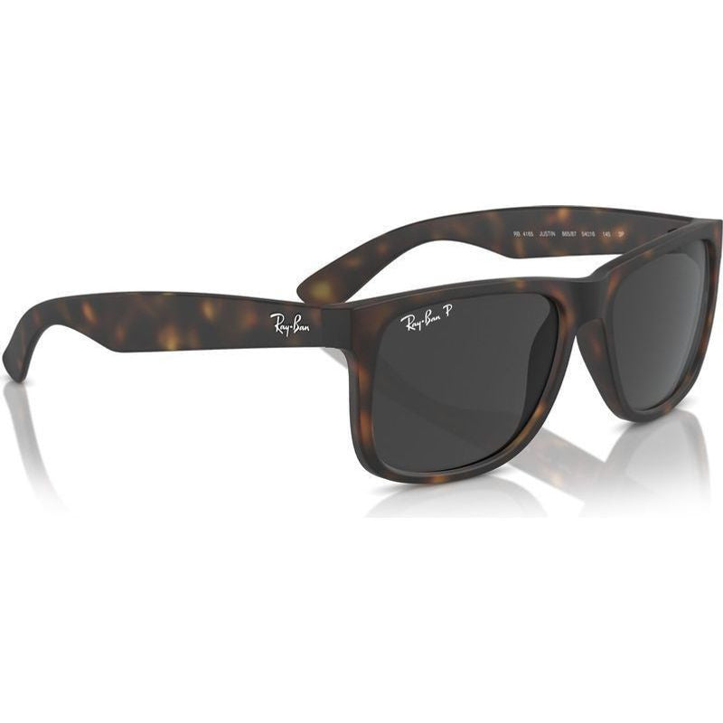 Justin Classic RB4165, Rubber Havana/Dark Grey Polarised Lenses 55 Eye Size