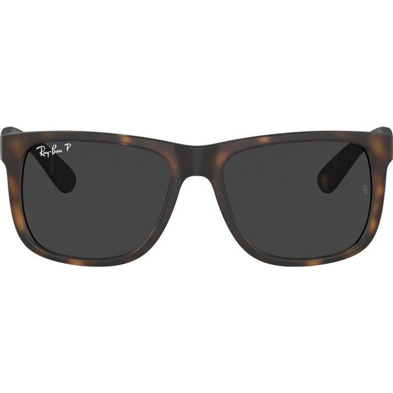 Justin Classic RB4165, Rubber Havana/Dark Grey Polarised Lenses 55 Eye Size