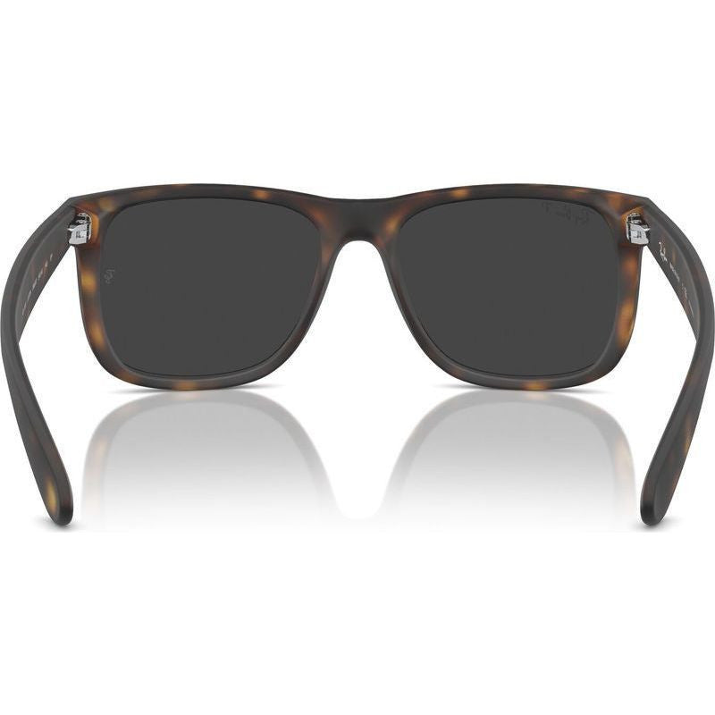 Justin Classic RB4165, Rubber Havana/Dark Grey Polarised Lenses 55 Eye Size