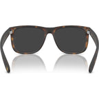 Justin Classic RB4165, Rubber Havana/Dark Grey Polarised Lenses 55 Eye Size
