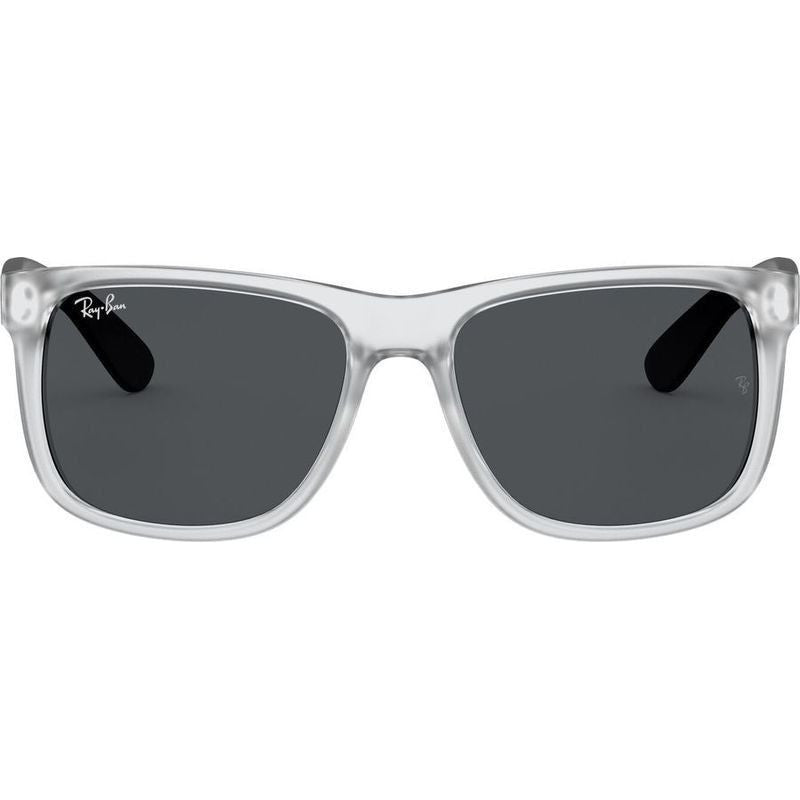 Justin Classic RB4165, Rubber Transparent/Dark Grey Lenses 55 Eye Size