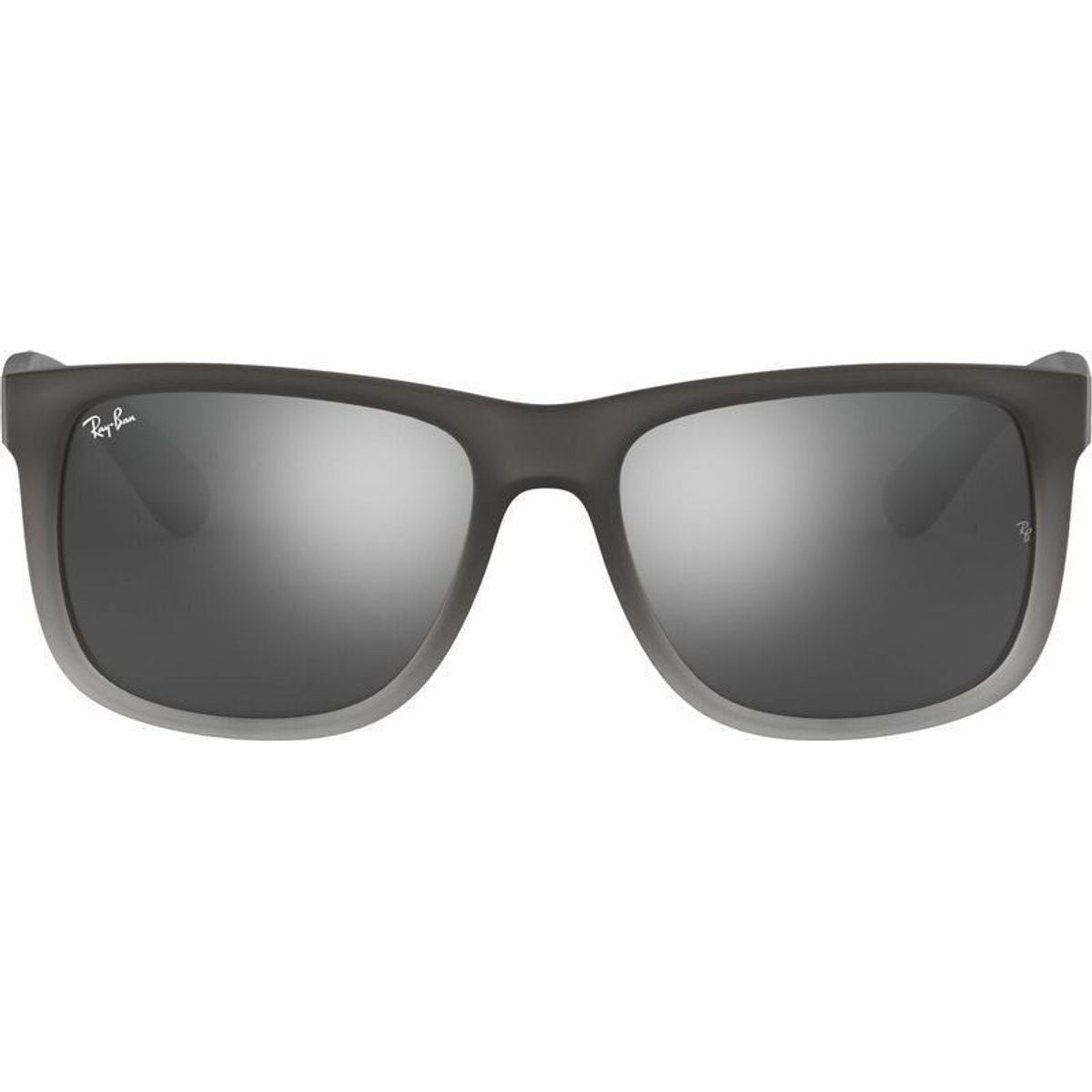Justin Classic RB4165, Rubber Grey/Grey Silver Mirror Gradient Lenses 55 Eye Size