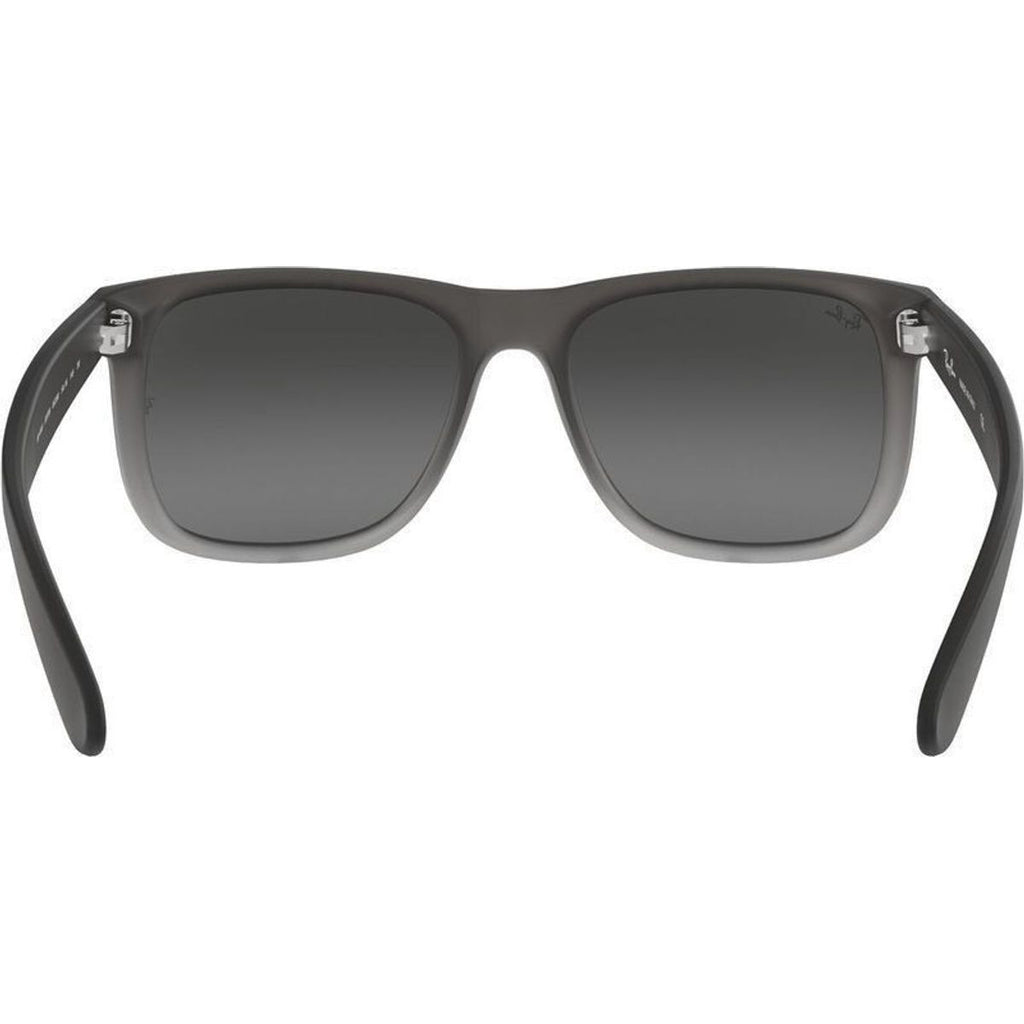 Justin Classic RB4165, Rubber Grey/Grey Silver Mirror Gradient Lenses 55 Eye Size