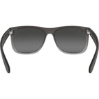 Justin Classic RB4165, Rubber Grey/Grey Silver Mirror Gradient Lenses 55 Eye Size