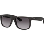 Justin Classic RB4165, Black Rubber/Grey Gradient Lenses 51 Eye Size