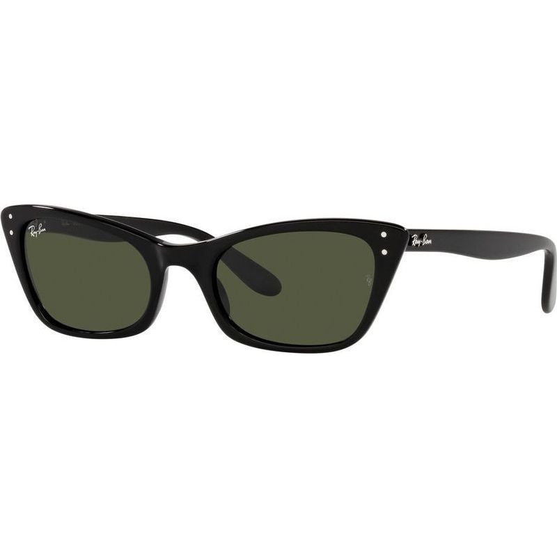Lady Burbank RB2299, Black/Green Glass Lenses 55 Eye Size