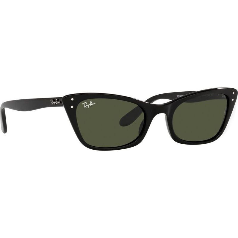 Lady Burbank RB2299, Black/Green Glass Lenses 55 Eye Size