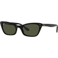 Lady Burbank RB2299, Black/Green Glass Lenses 52 Eye Size