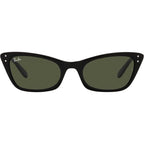Lady Burbank RB2299, Black/Green Glass Lenses 55 Eye Size