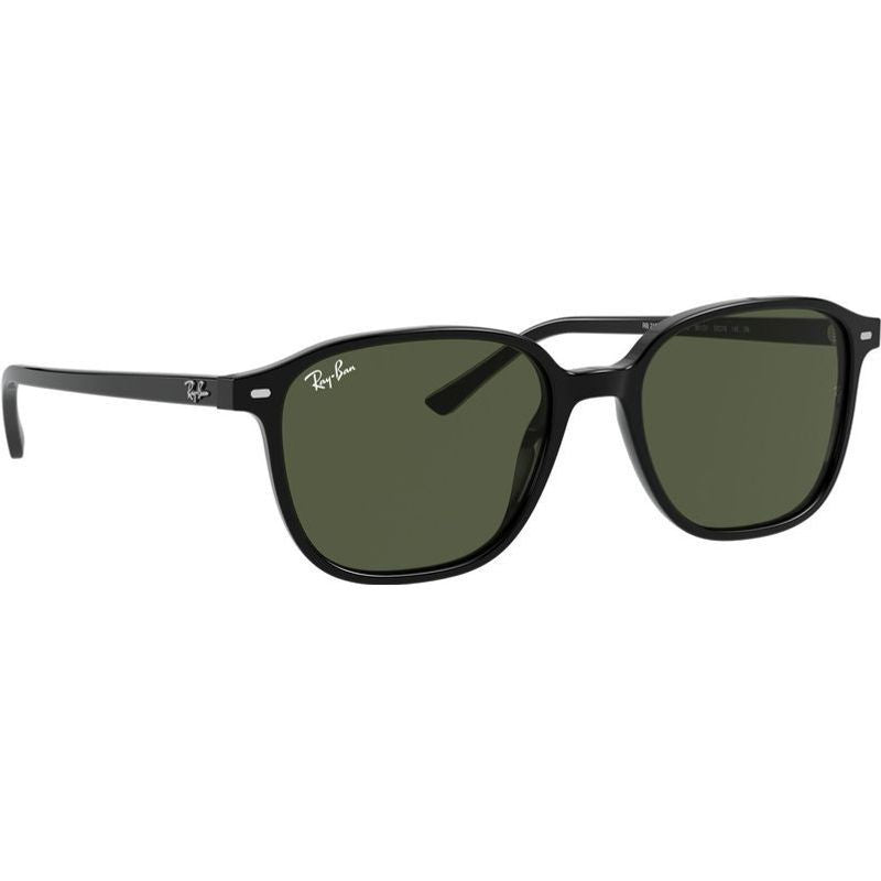 Leonard RB2193, Black/Green Glass Lenses 53 Eye Size