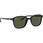 Leonard RB2193, Black/Green Glass Lenses 53 Eye Size