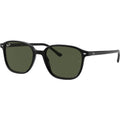 Leonard RB2193, Black/Green Glass Lenses 53 Eye Size