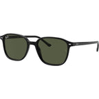 Leonard RB2193, Black/Green Glass Lenses 53 Eye Size
