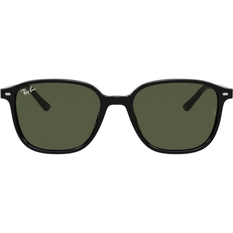 Leonard RB2193, Black/Green Glass Lenses 53 Eye Size