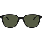 Leonard RB2193, Black/Green Glass Lenses 53 Eye Size