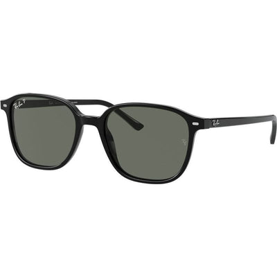 Leonard RB2193, Black/Green Polarised Glass Lenses 53 Eye Size