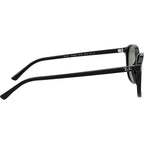 Leonard RB2193, Black/Green Polarised Glass Lenses 53 Eye Size