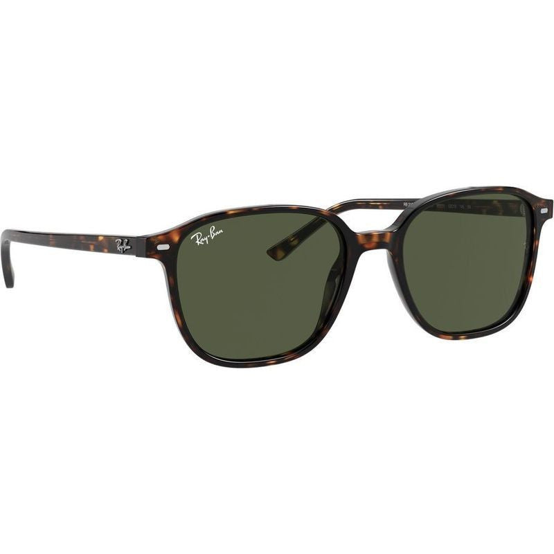 Leonard RB2193, Havana/Green Glass Lenses 53 Eye Size